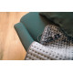 HK 123 Cosy Grey Green Planet - Coussin chauffant polaire taille XL